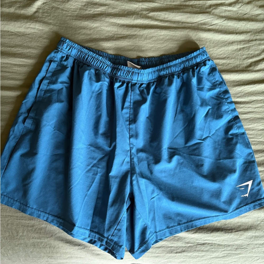 Gymshark Teal Athletic Men Shorts